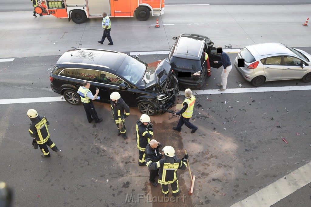 VU mehrere PKW A 3 Rich Oberhausen Hoehe AK Koeln Ost P050.JPG - Miklos Laubert